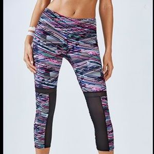 Fabletics high waisted crop leggings